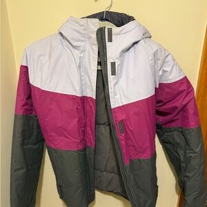 Columbia Youth Hooded Full Zip Snow Jacket Girl’s 14/16